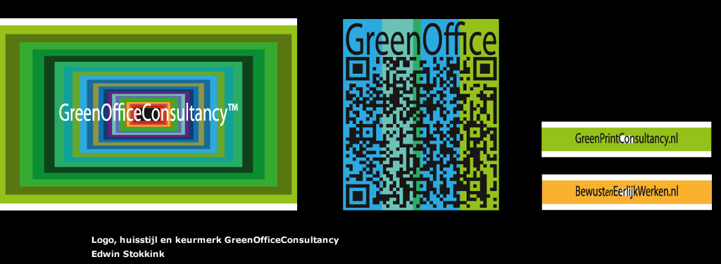 log, huisstijl en keurmerk Green Office Consultancy
